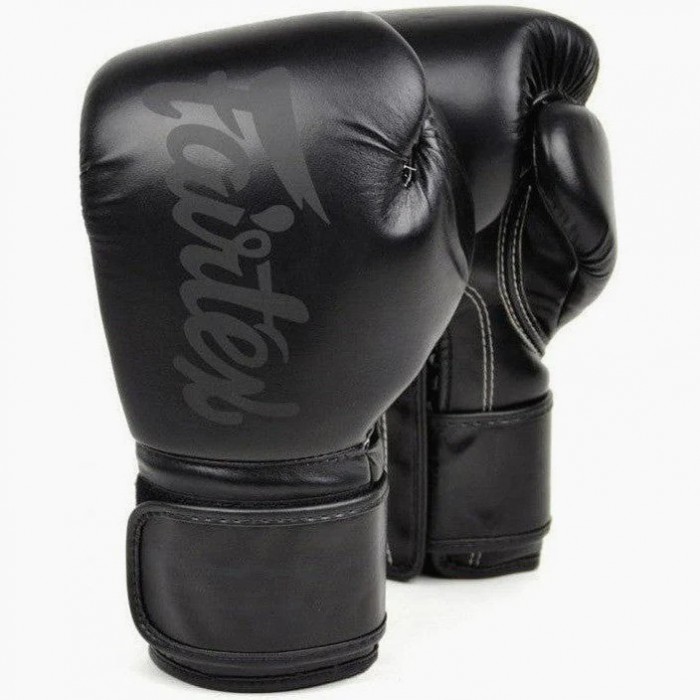 Боксови Ръкавици - Fairtex BGV14 Thai Boxing Gloves - Black/Black​